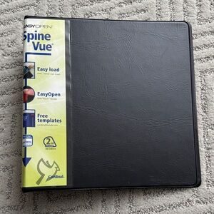 Cardinal Heavy Duty 3 D rings 2 inches Black Binder